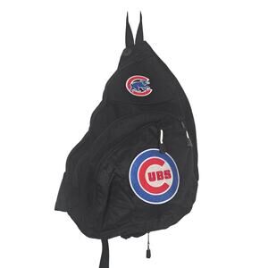 Chicago Cubs Backpack Sling Bag One Size Black MLB Baseball Concept One Cubbies